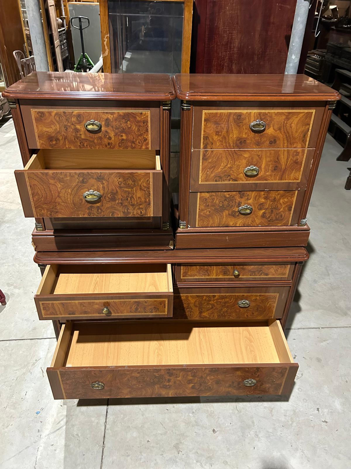 CONJUNTO TOCADOR Y MESITAS DE NOCHE - Imagen 2