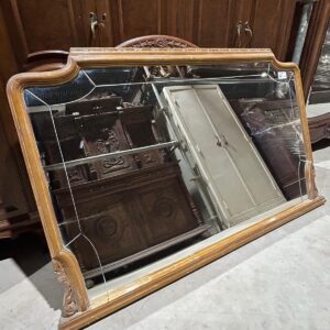 ESPEJO GRANDE MADERA Y CRISTAL