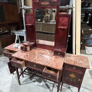 TOCADOR CON MESITAS Y ESPEJO