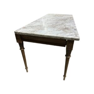 MESA DE MADERA Y MARMOL