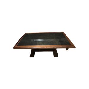 MESA DE CENTRO MADERA Y PIEDRA